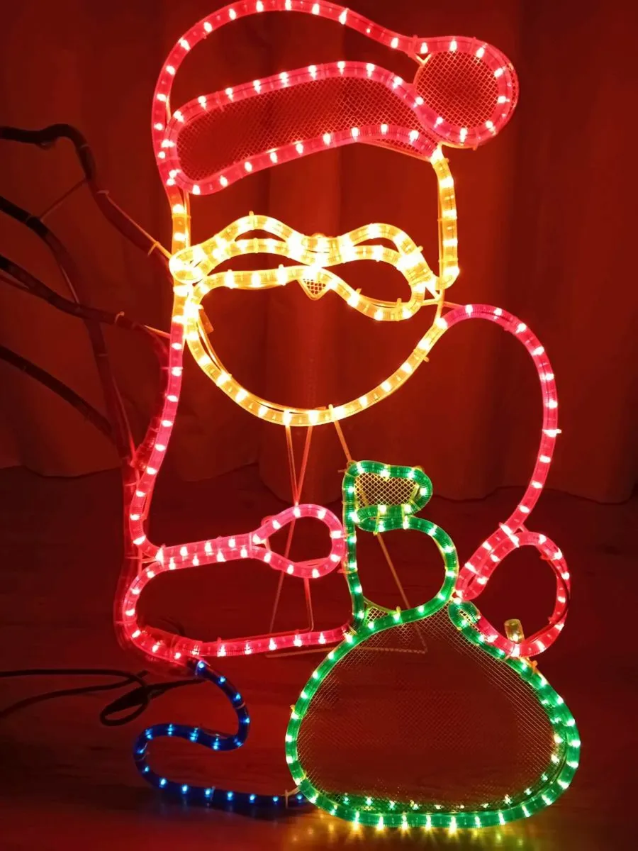 Santa Christmas outdoor lights - Image 1