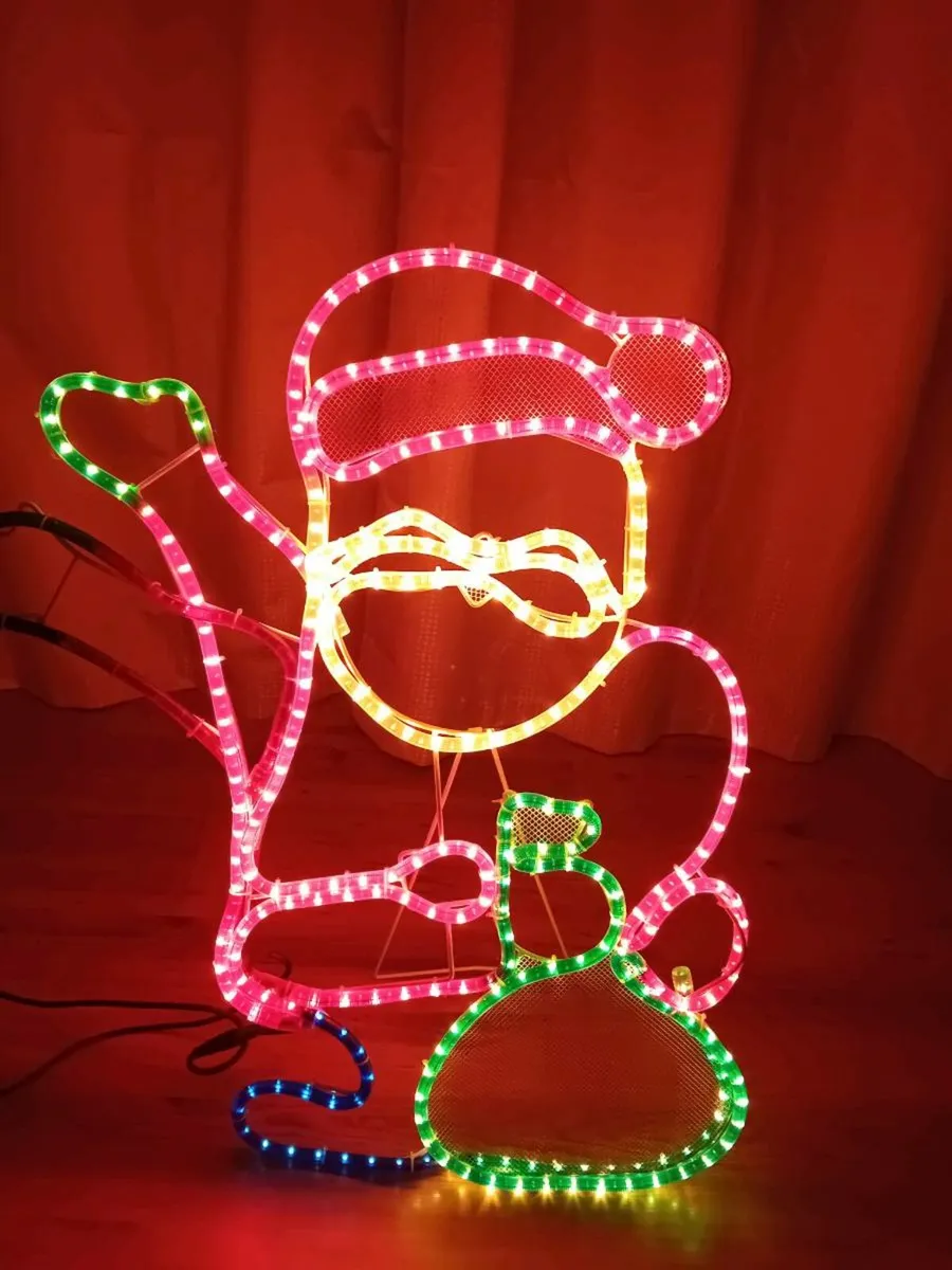 Santa Christmas outdoor lights - Image 2