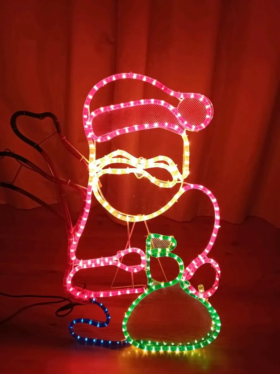 Santa Christmas outdoor lights - Image 3