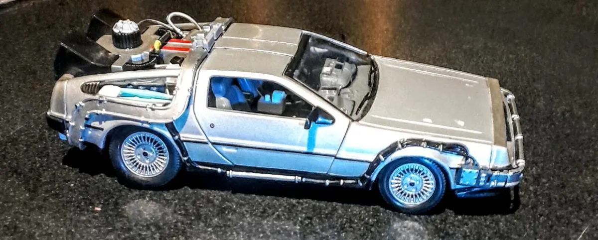 Back to the Future Dolorean Welly - Image 1