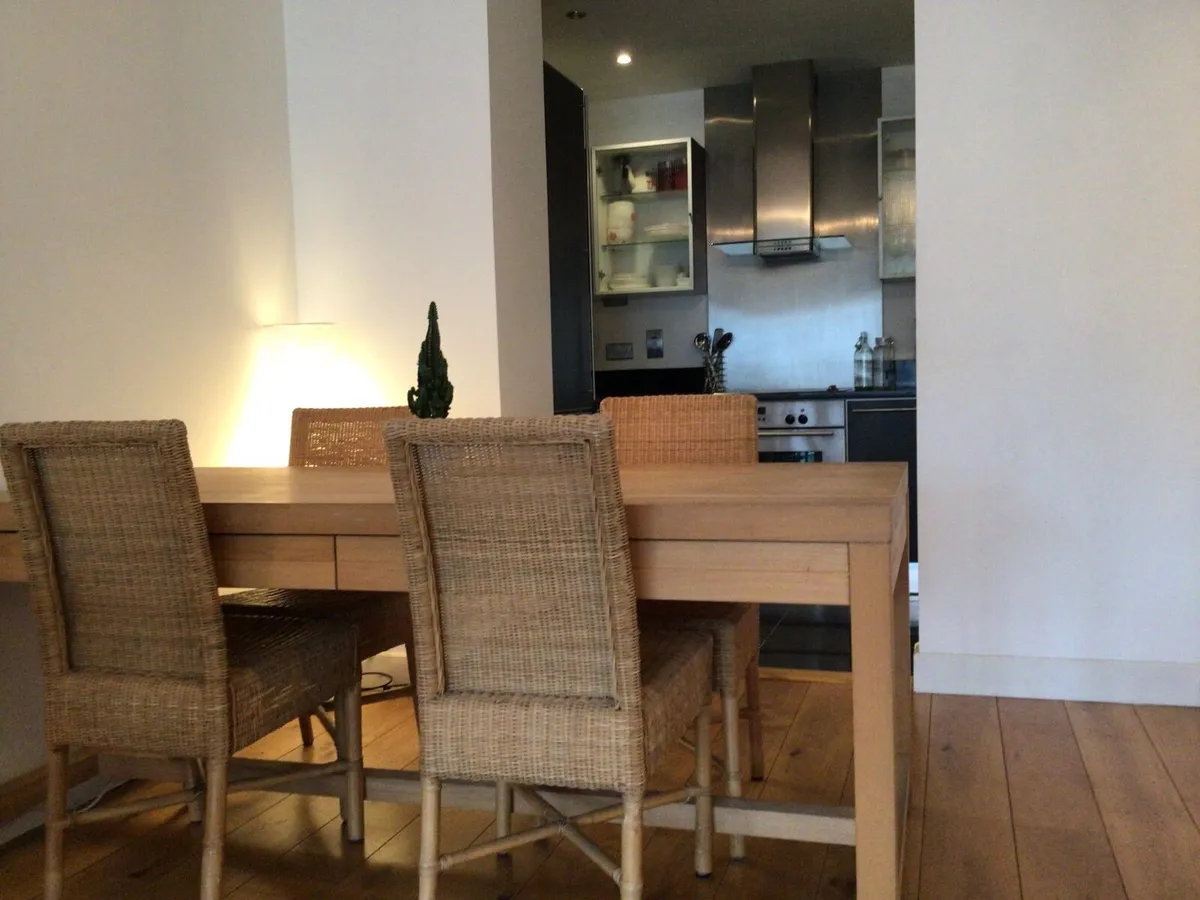 Solid Oiled Beech Table - Image 2