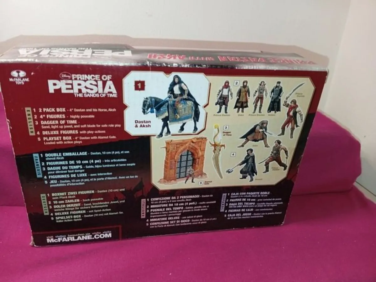 McFarlane Prince Dastan And Aksh Box set new - Image 2
