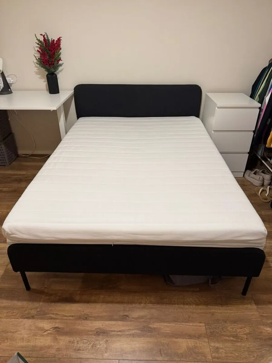 Double Bed & Mattress - Image 2