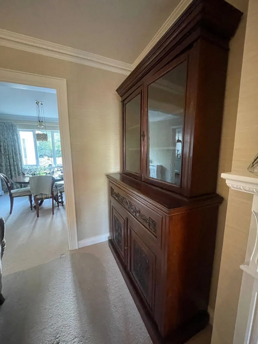 Victorian Mahogany Secretaire Bookcase - Image 4