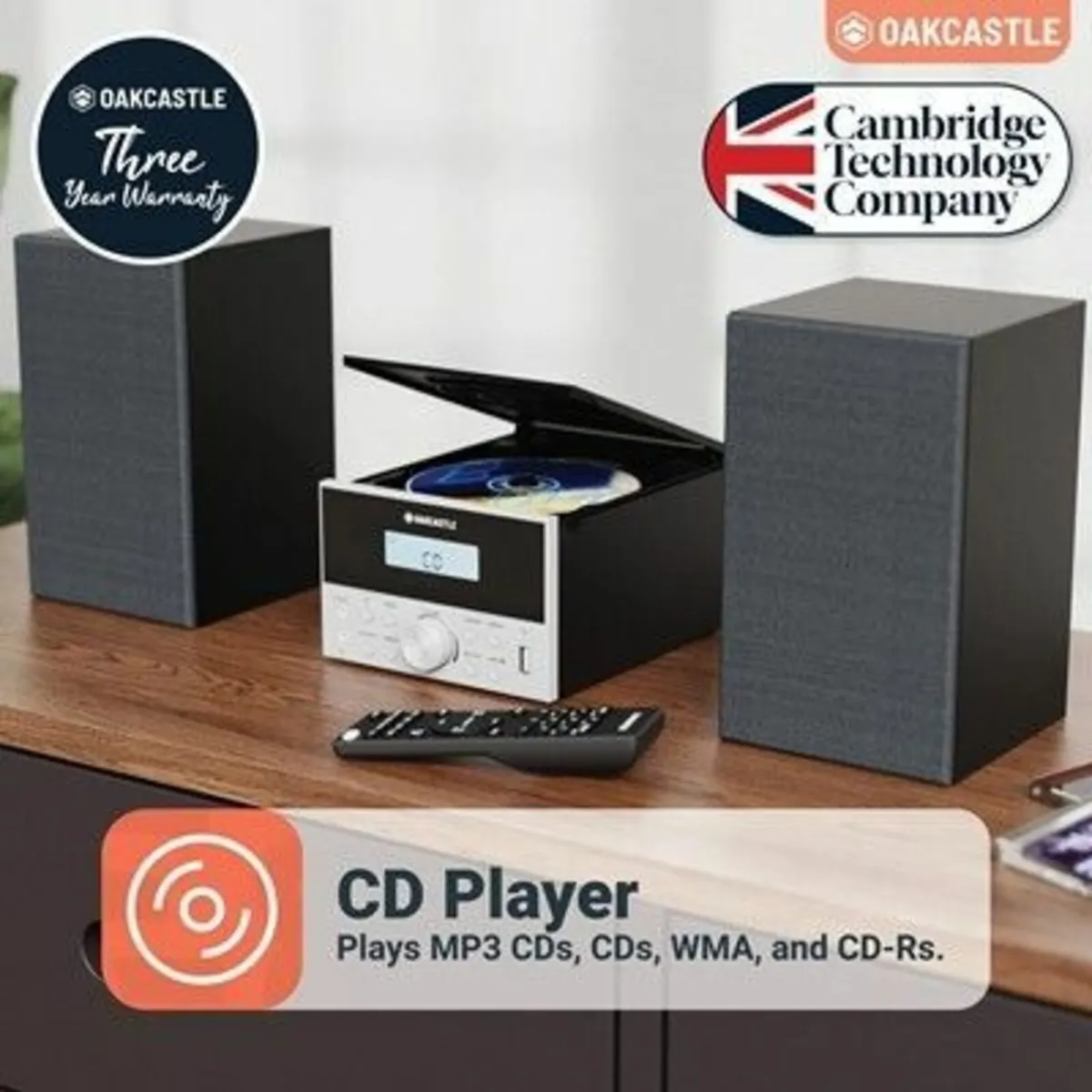 Hi-Fi System Bluetooth CD Radio Mini Hi-Fi - Image 1