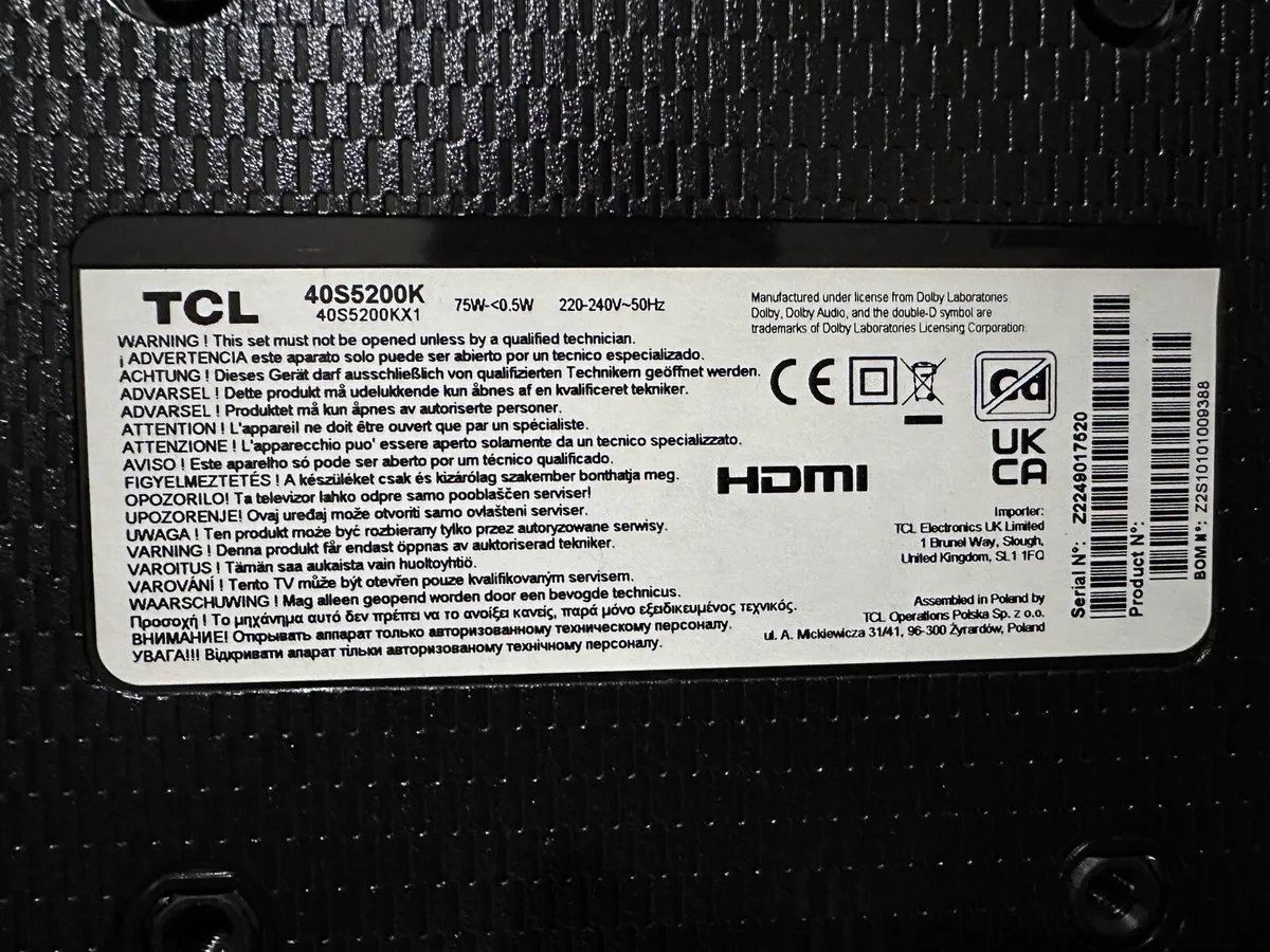 TCL 43” Smart FHD TV - Image 4