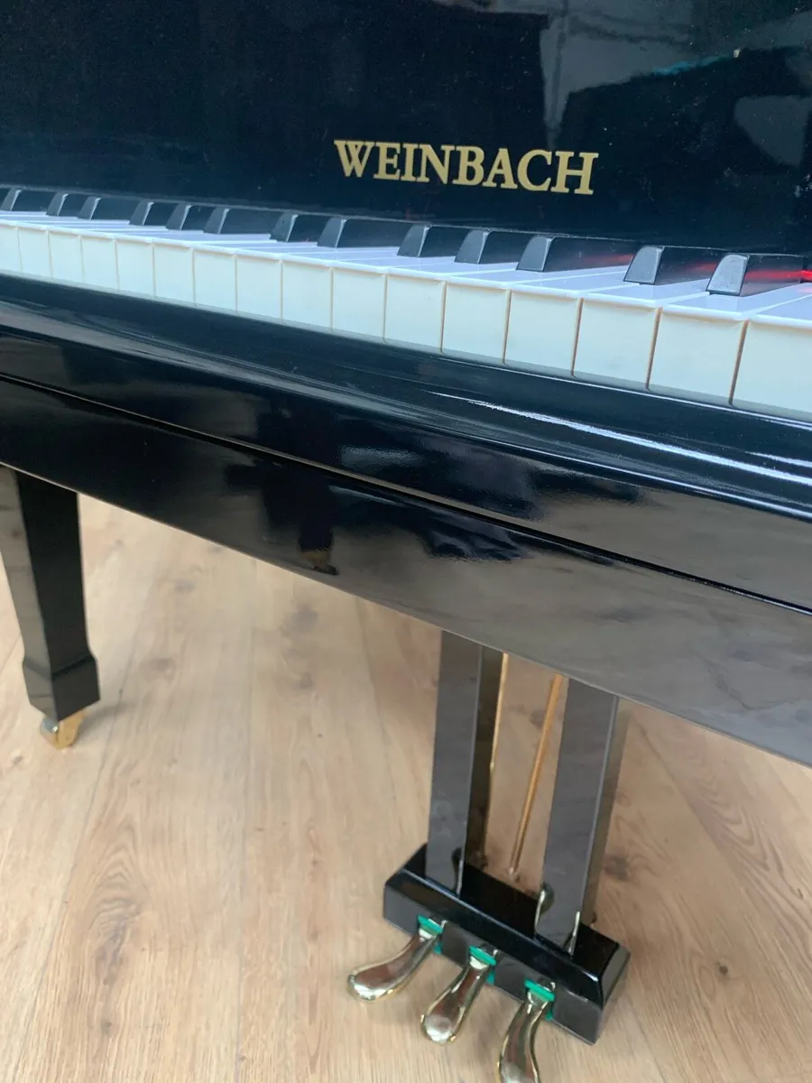 Weinbach black 5ft grand piano reconditioned - Image 2