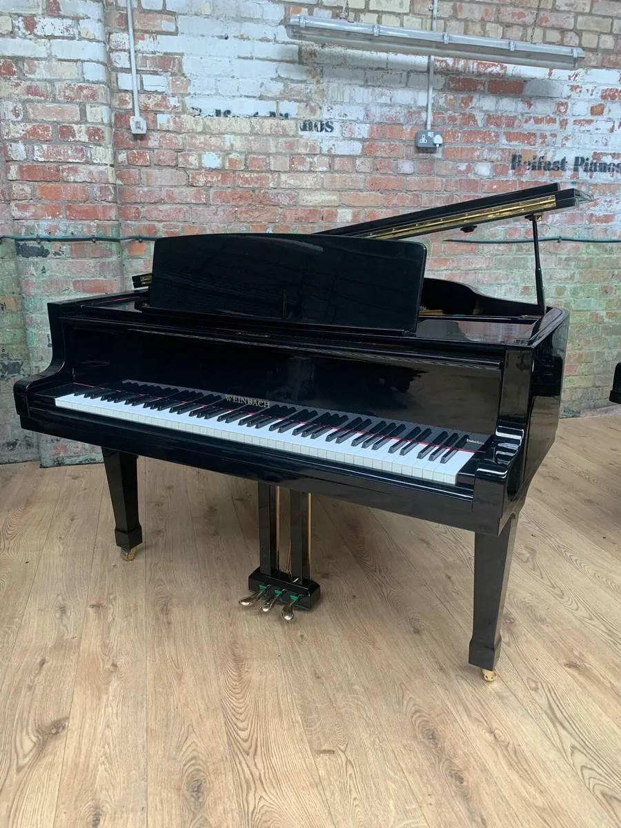 Weinbach black 5ft grand piano reconditioned - Image 3