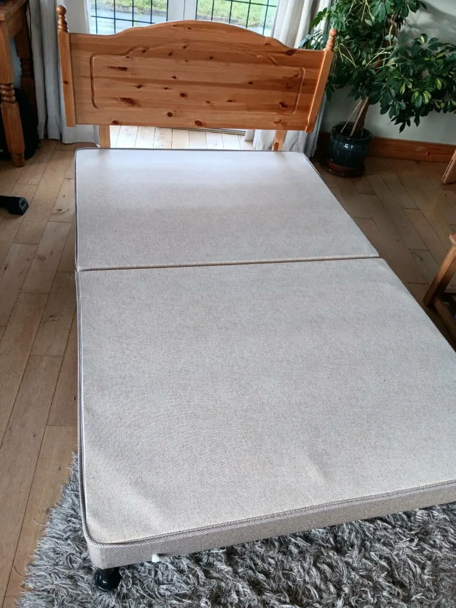 4 ft bed base and headboard - Image 2