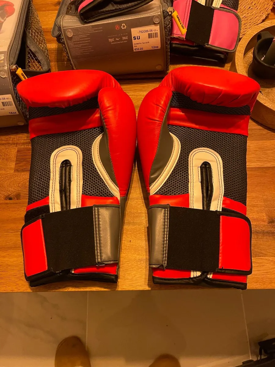 everlast boxing red gloves size 16oz - Image 2