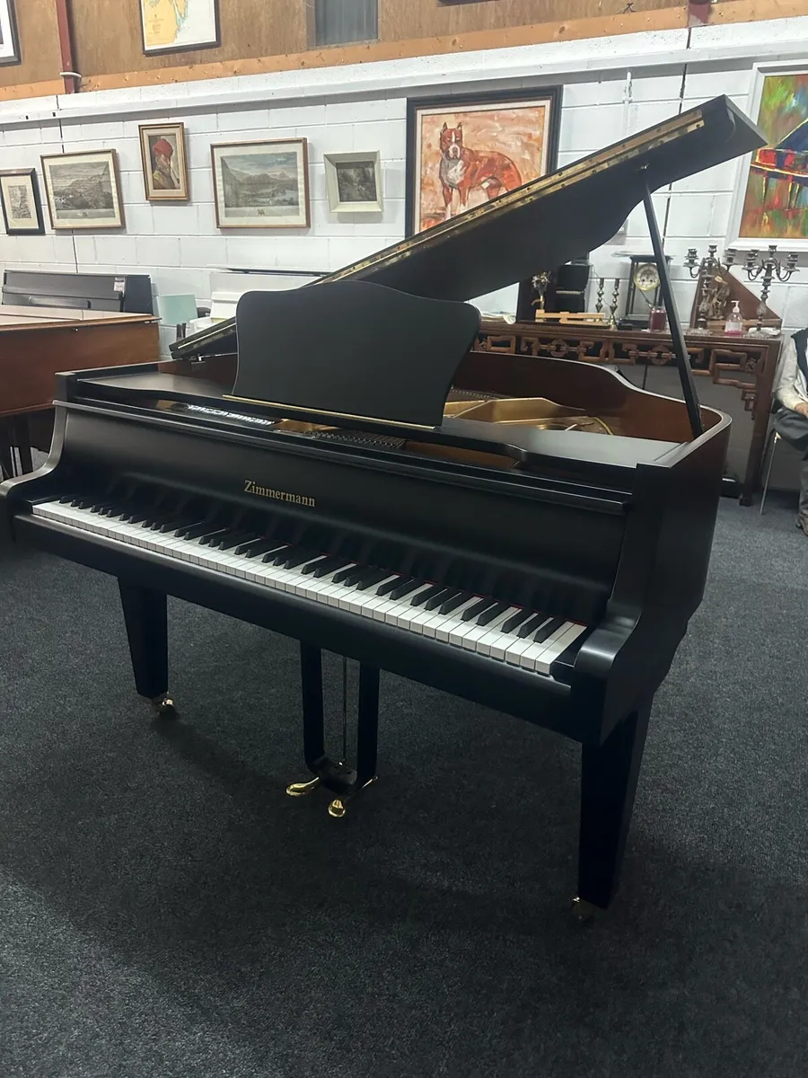 Zimmerman 4.6ft satin black baby grand - Image 1