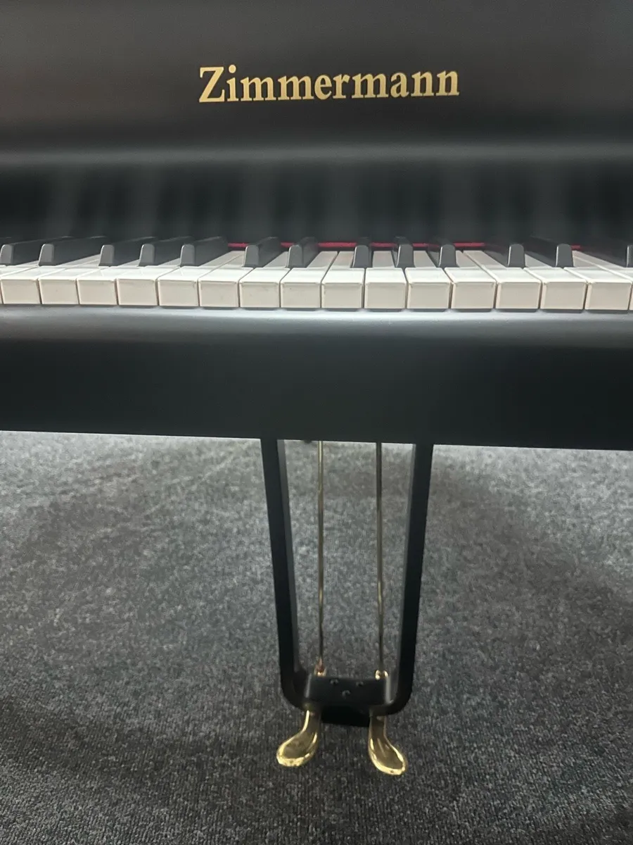 Zimmerman 4.6ft satin black baby grand - Image 3