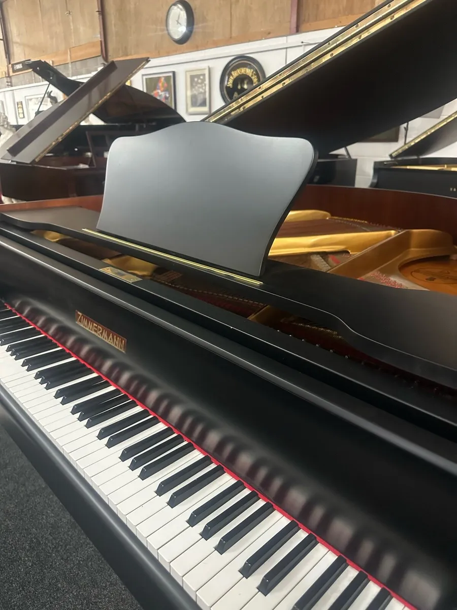 Zimmerman 4.6ft satin black baby grand - Image 4