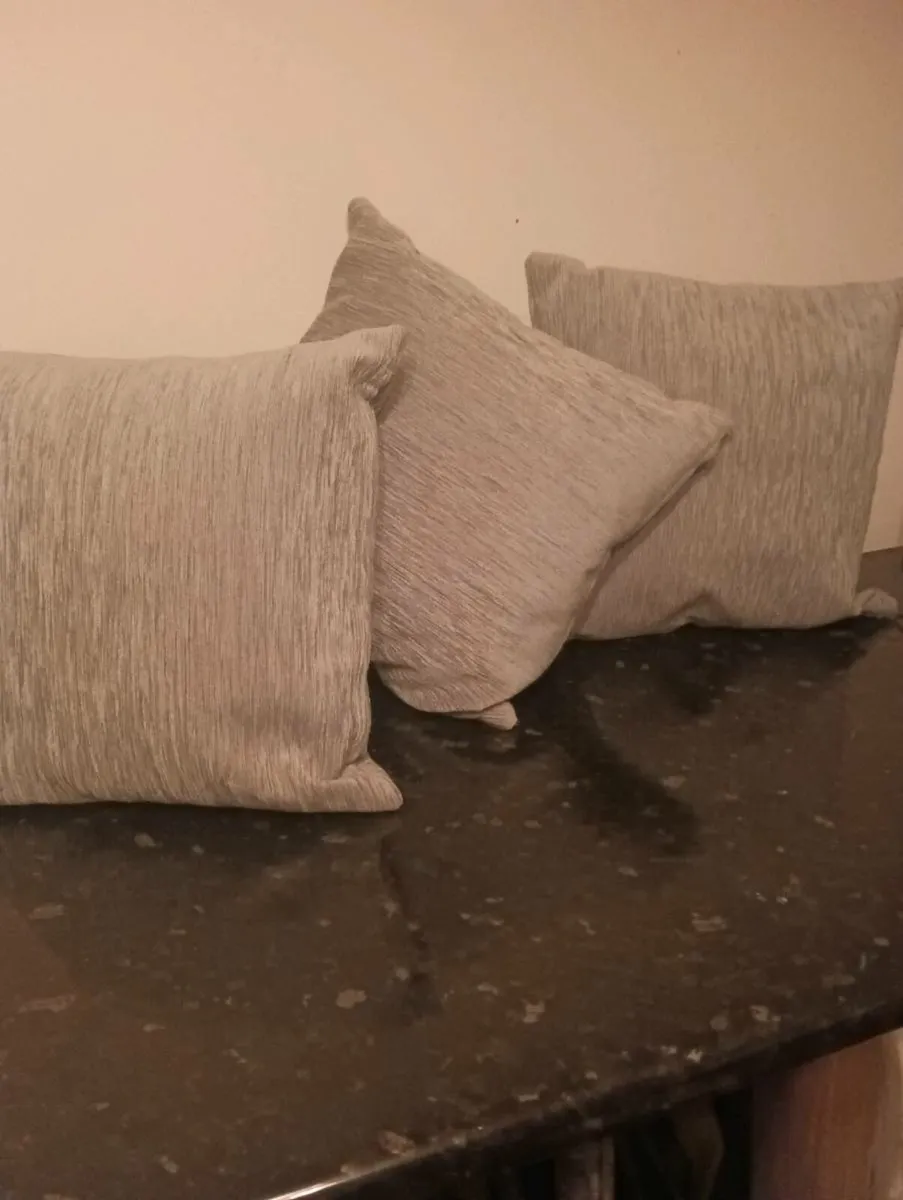 3 beautiful cushions light green new unwanted gift - Image 3