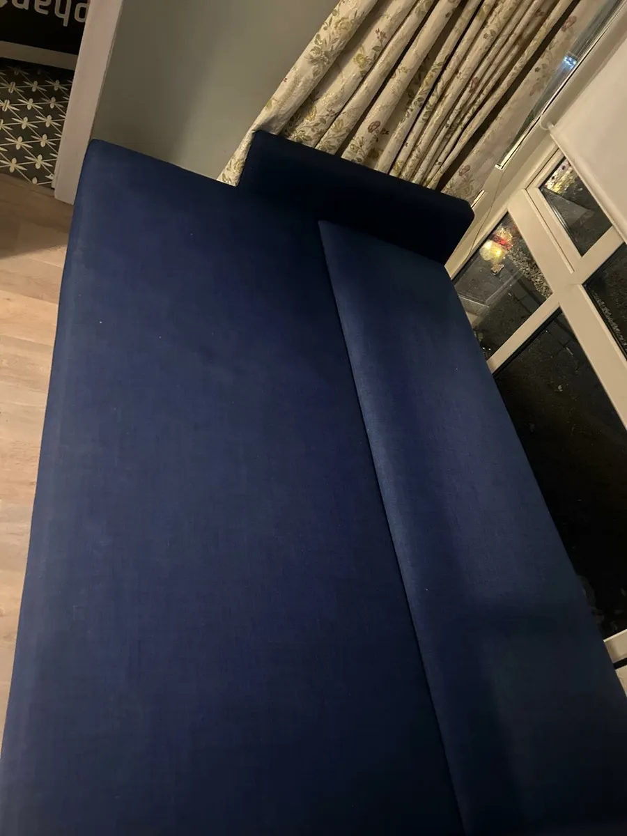 navy sofa bed - Image 3