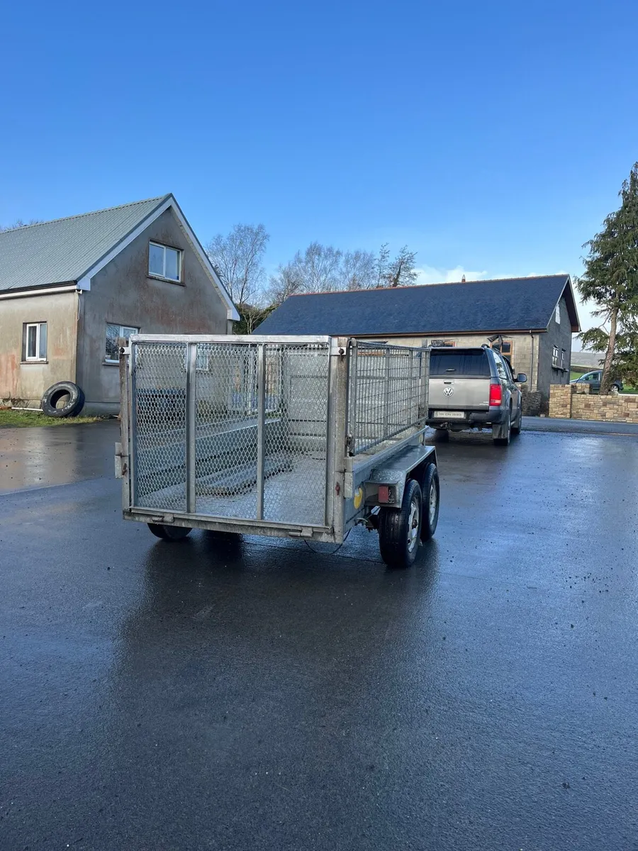 8x4 galvanised mesh trailer - Image 3