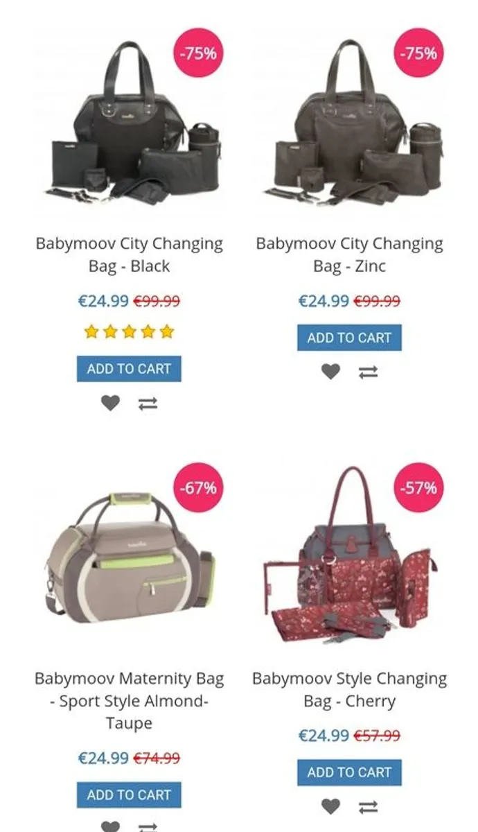 Babymoov Changing Bags and Koo-di changing bags - Image 2