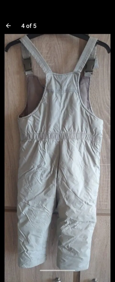 Winter kid pants 92 cm size barely worn - Image 1