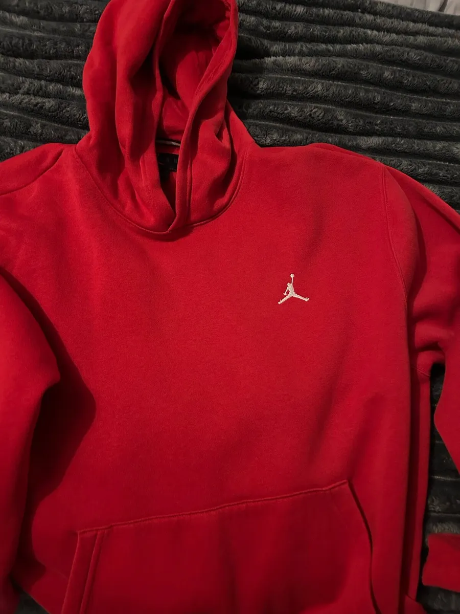 Nike Jordan red hoodie - Image 1