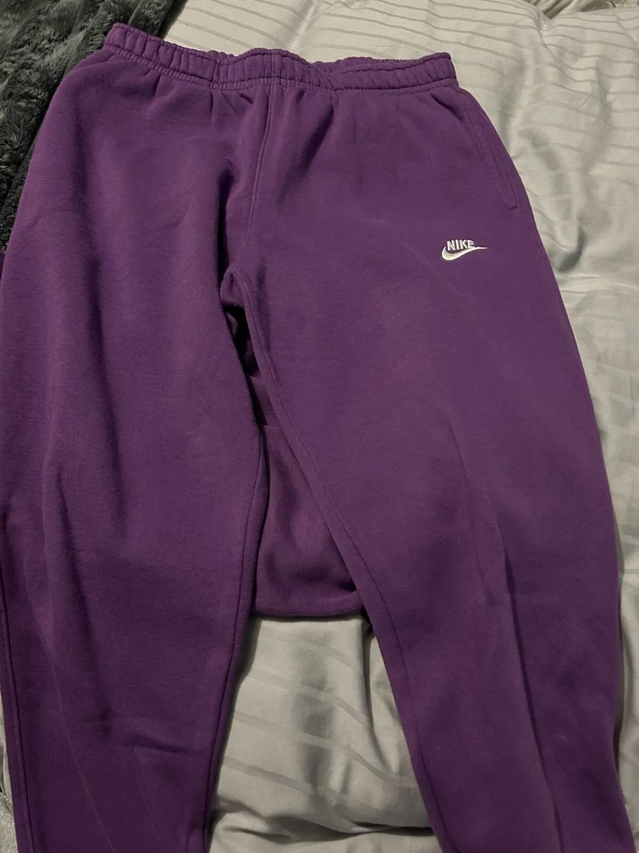Nike purple tracksuit bottoms - Image 2