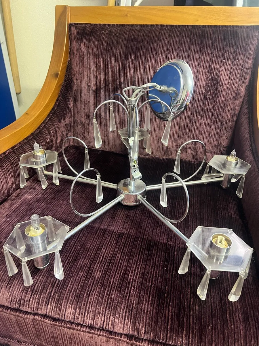 Silver Chandelier Ceiling Light