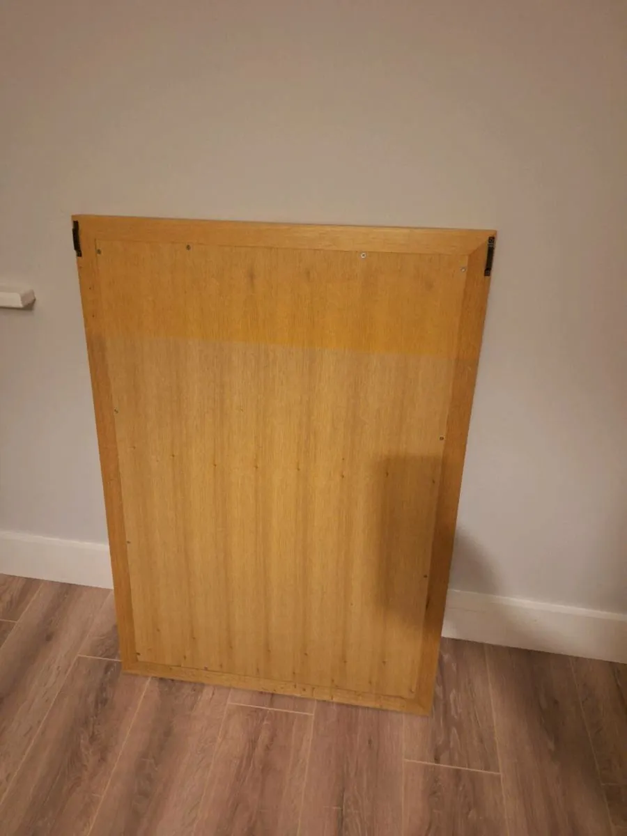 2 oak mirrors - Image 3