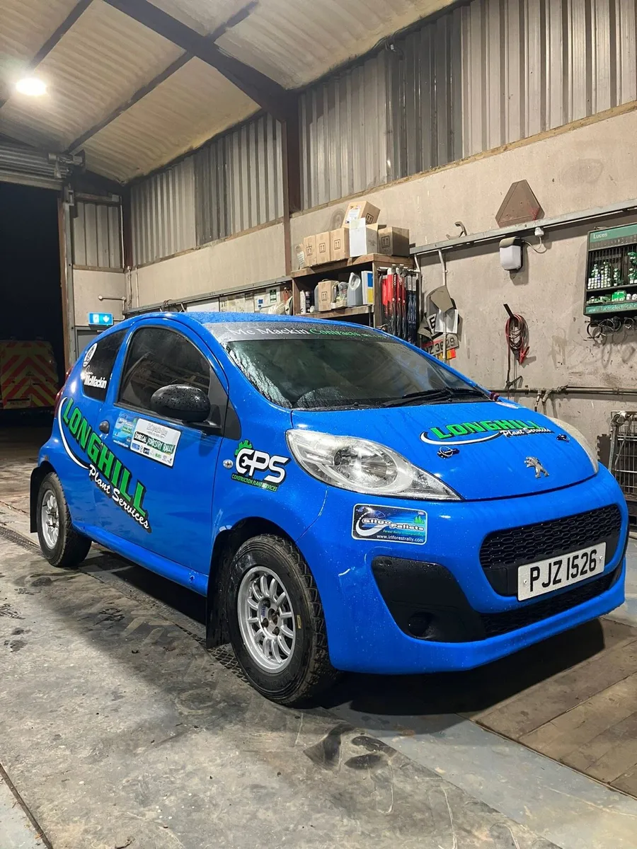 J1000 Peugeot 107 Rally Car - Image 1