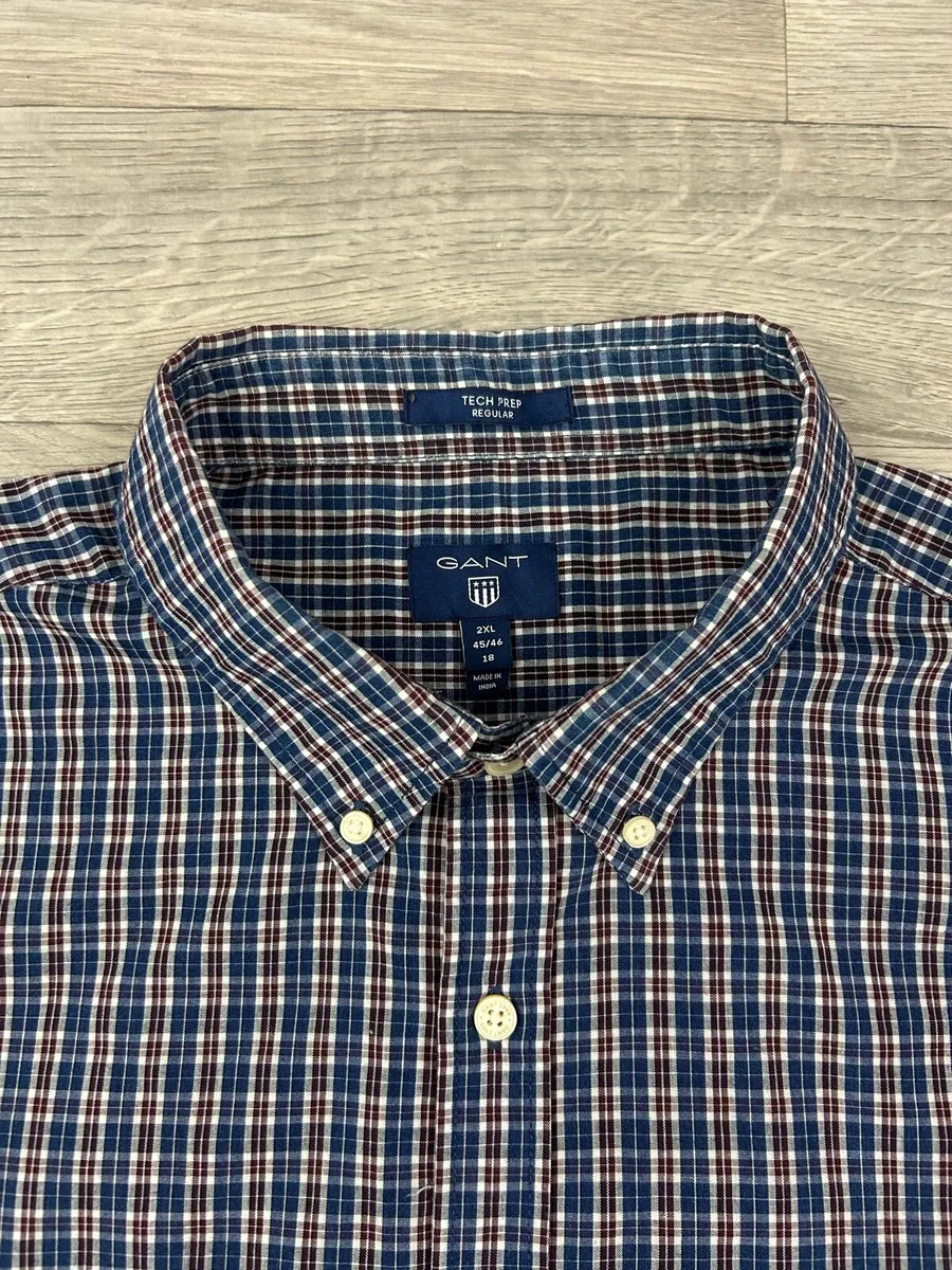 Gant Button Down Check Shirt Mens XXL - Image 4