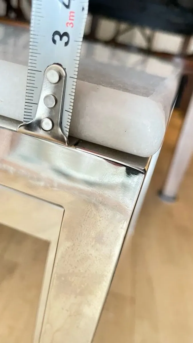 Modern REAL MARBLE coffee table 120x60cm - Image 4