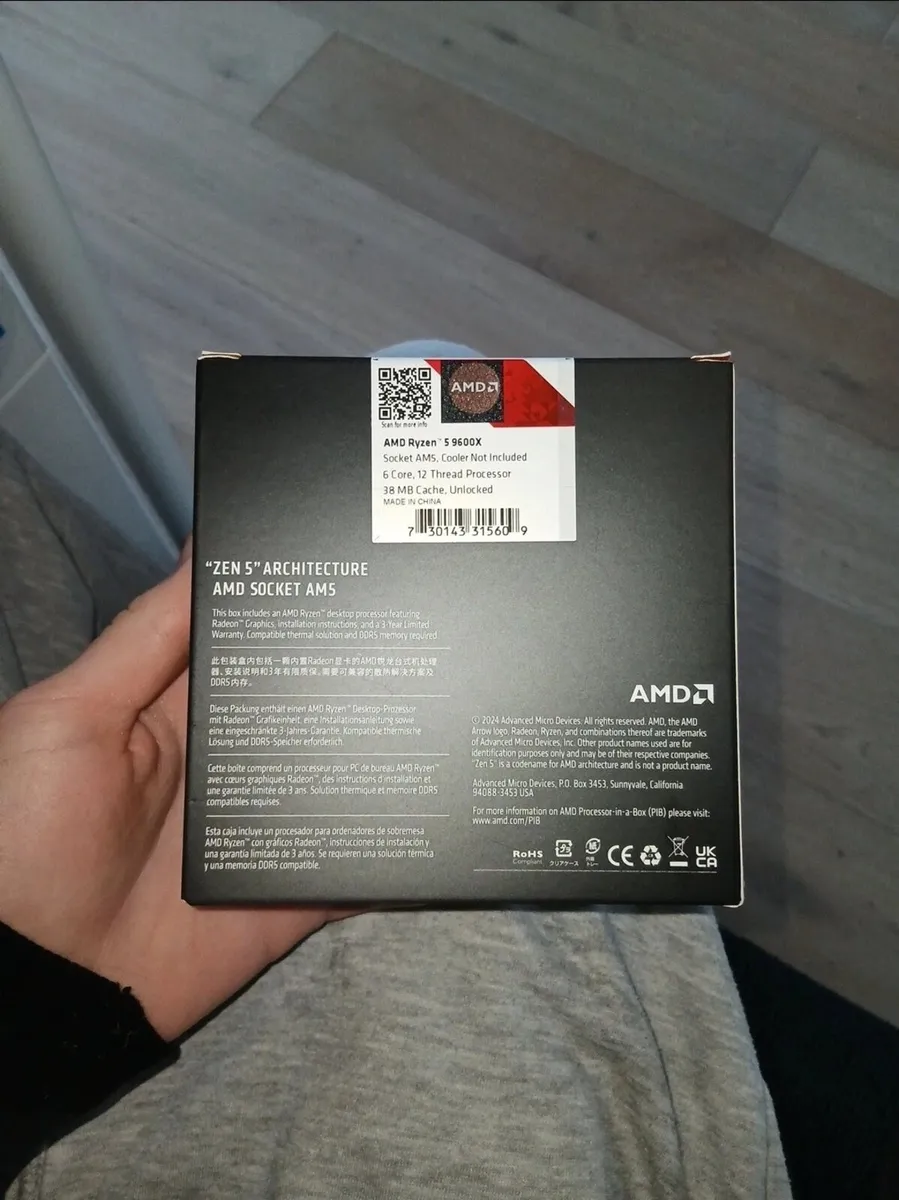 Ryzen 5 9600x (BRAND NEW) - Image 4