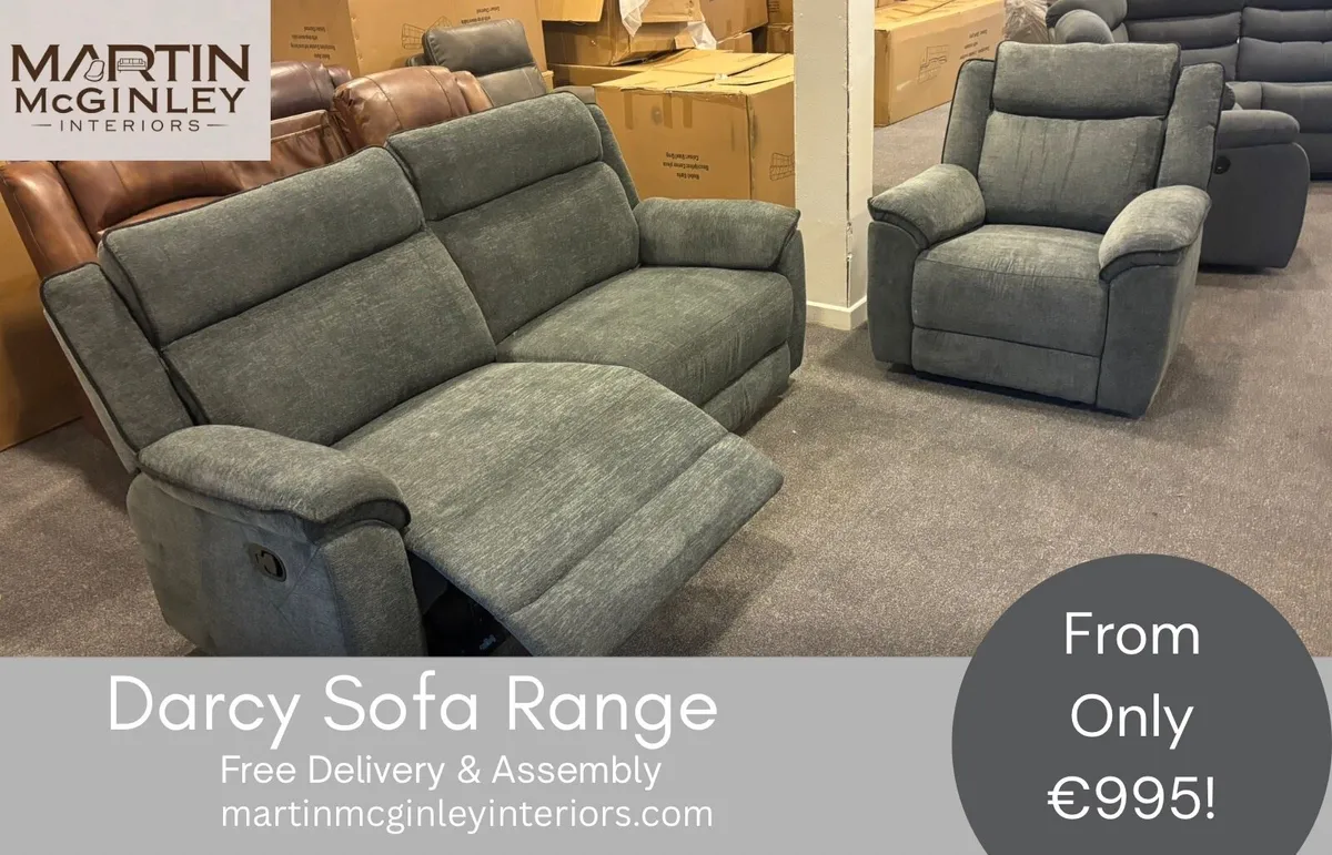 Free Delivery Darcy Sofa Sets Free Delivery - Image 3