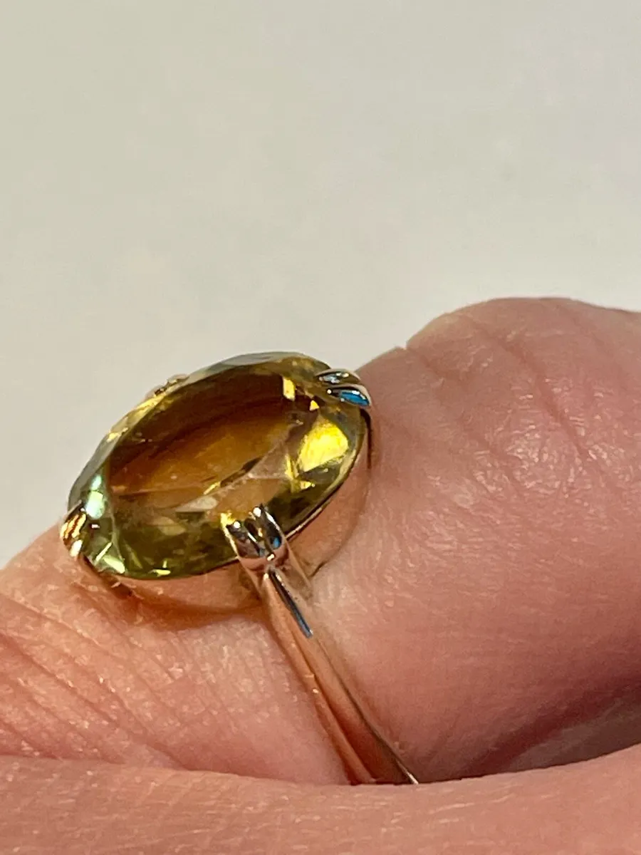 9ct Gold Citrine Ring - Image 3