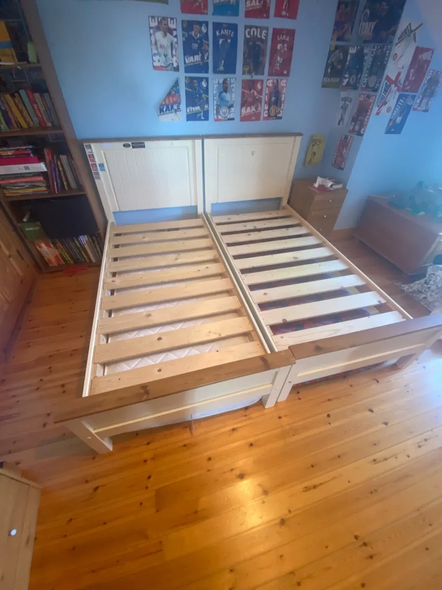 Two IKEA single bed frames - Image 2