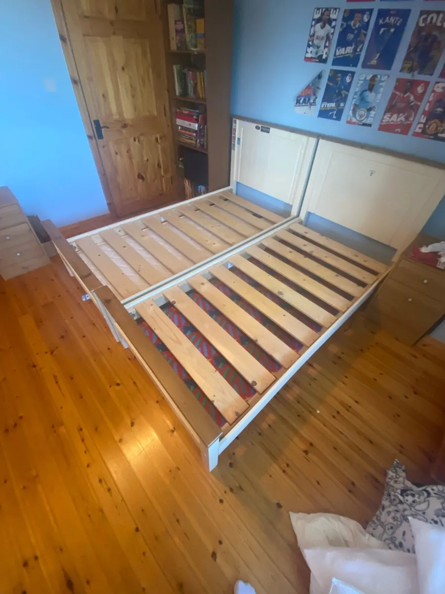 Two IKEA single bed frames - Image 3