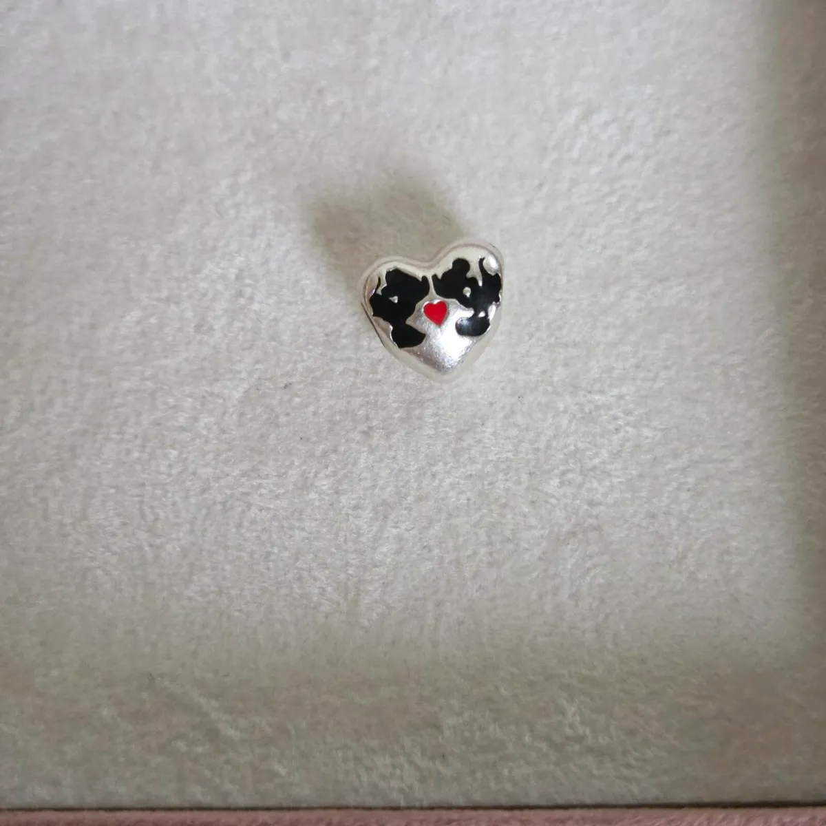 Pandora heart charm Disney Mickey/Minnie mouse - Image 3