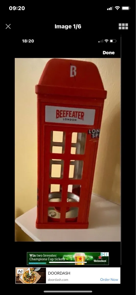Rare Beefeater London Metal Box - Image 1