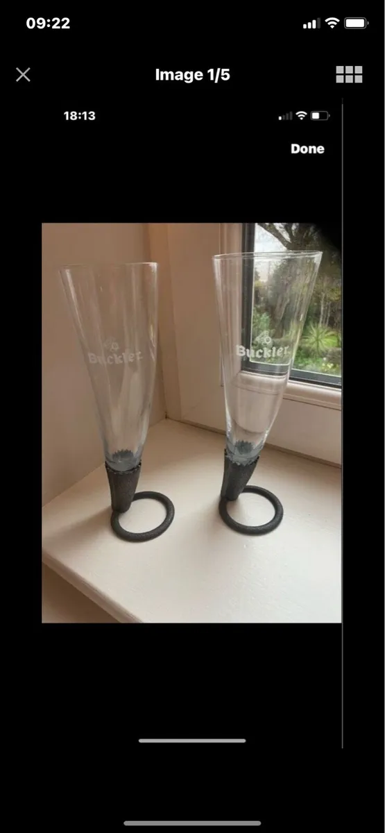 Very Rare Horn Shaped Buckler Glasses - Image 1