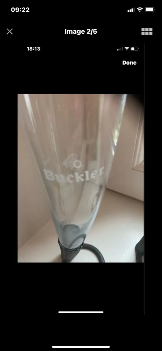 Very Rare Horn Shaped Buckler Glasses - Image 2