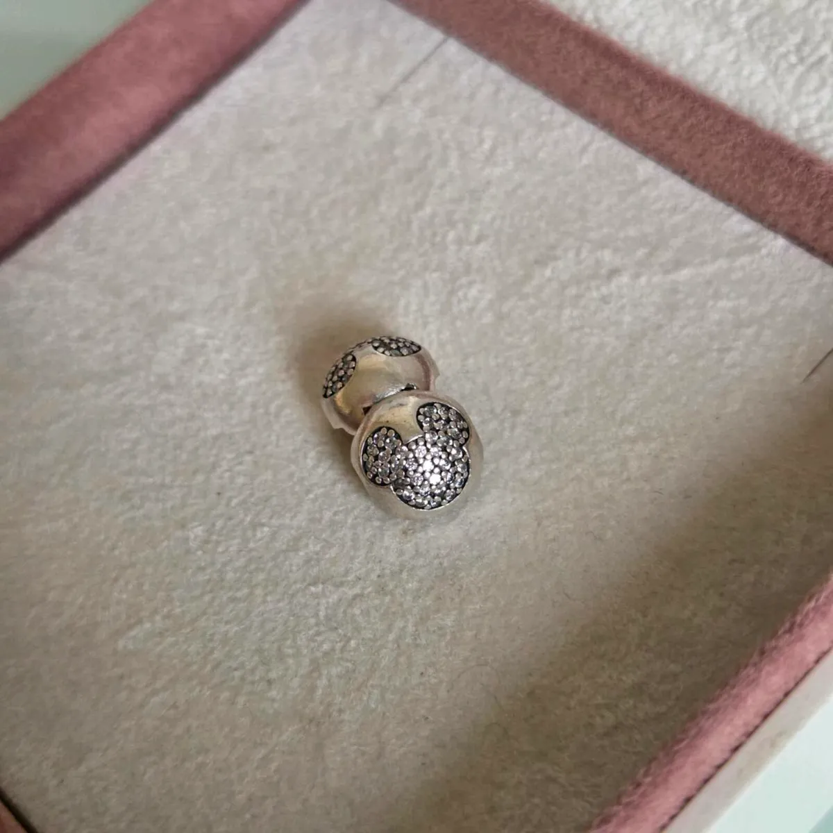 Pandora Mickey sparkly charm clip perfect conditio - Image 1