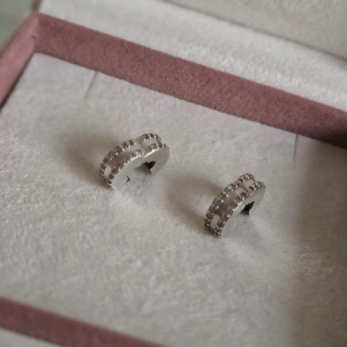 Pandora charm clips Pave double row - Image 3