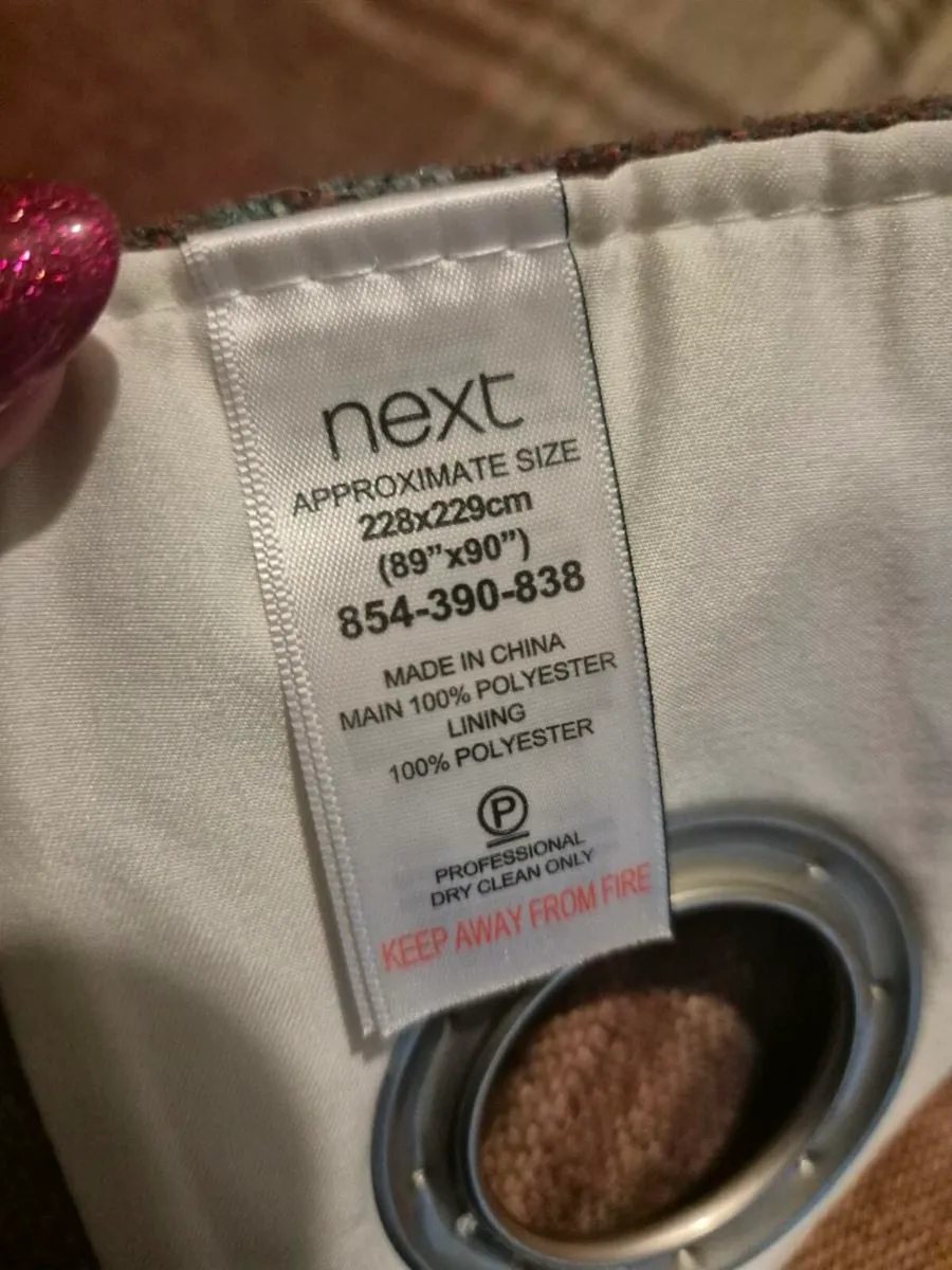 Next heavy lined curtains 90 x 90 - Image 4