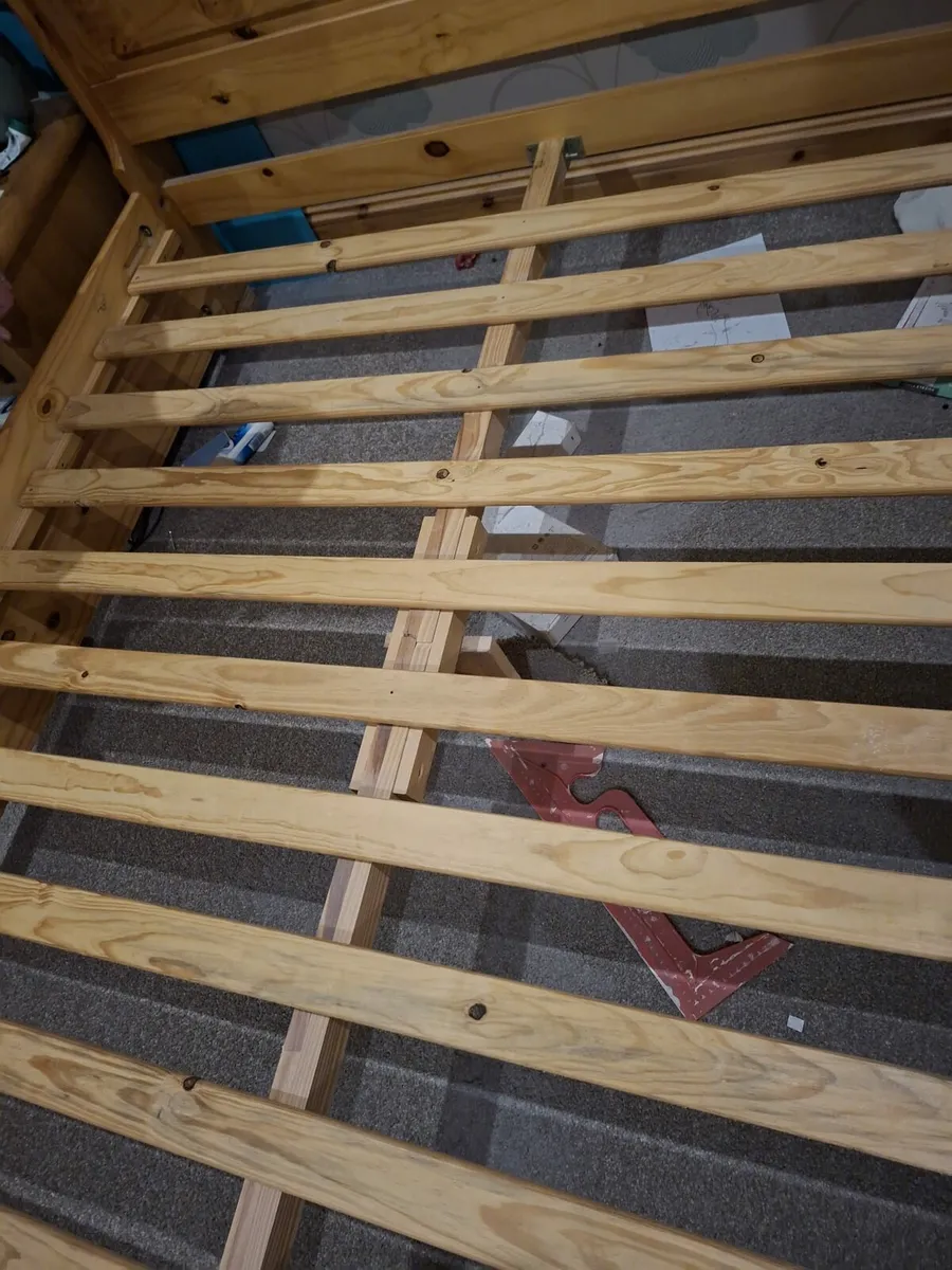 5ft sleigh bed frame only - Image 4