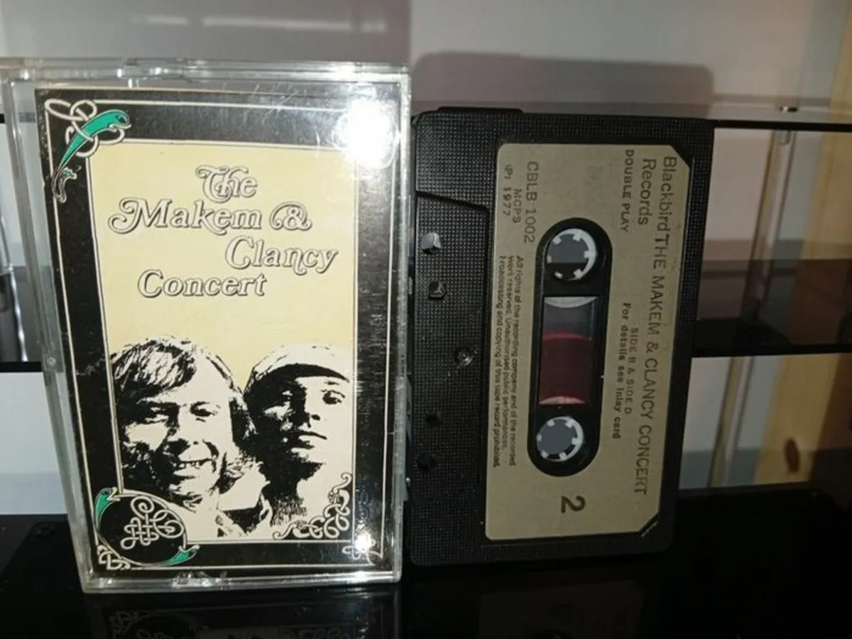 Makem & Clancy Concert 1977 Double Play Cassette - Image 1