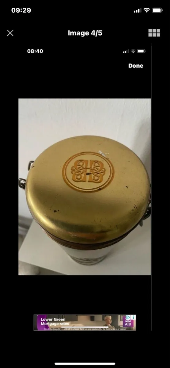 Vintage Baileys Metal Box - Image 3