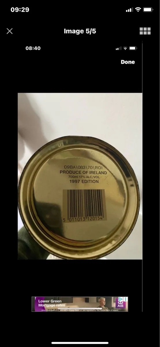 Vintage Baileys Metal Box - Image 4