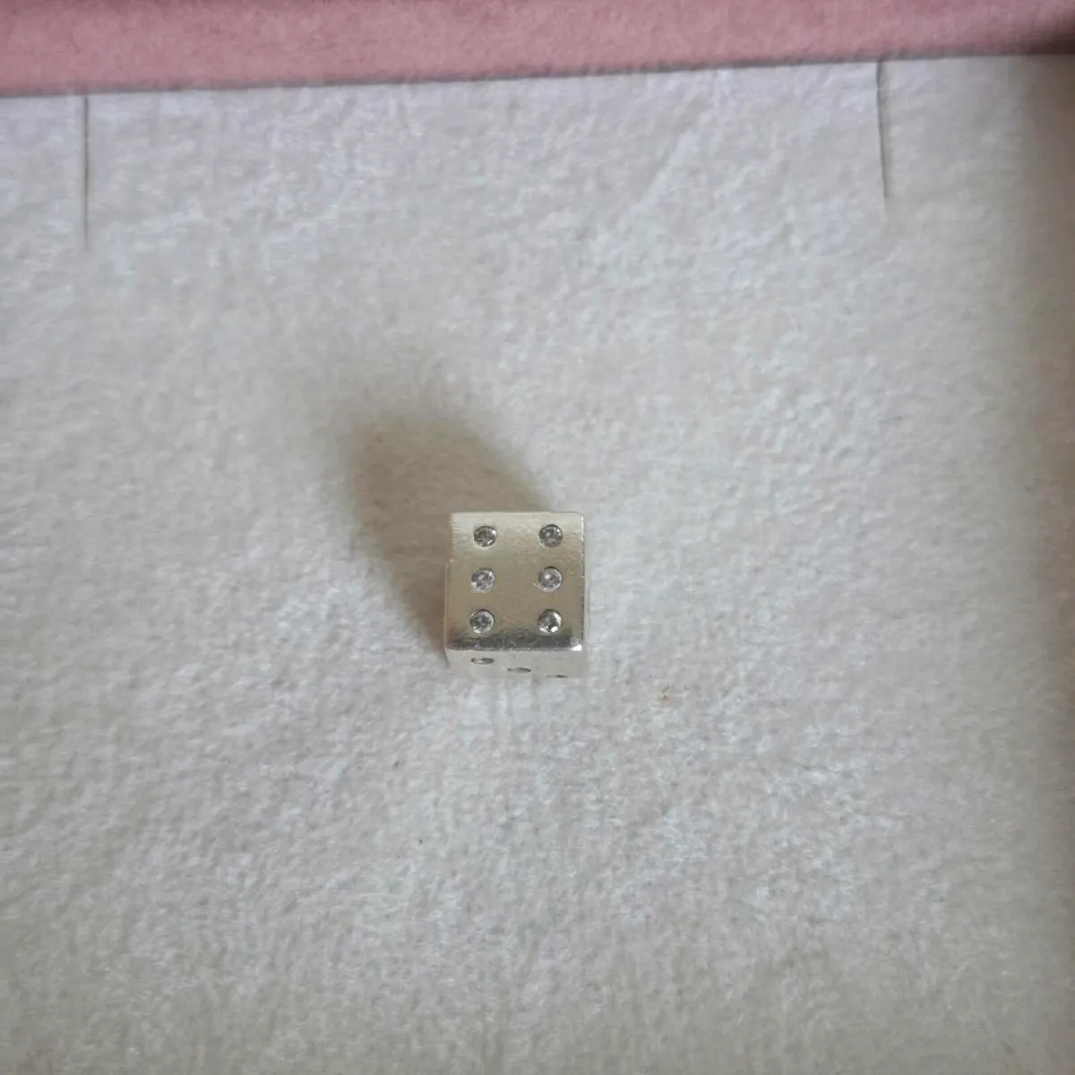 Pandora sparkly dice charm - Image 1