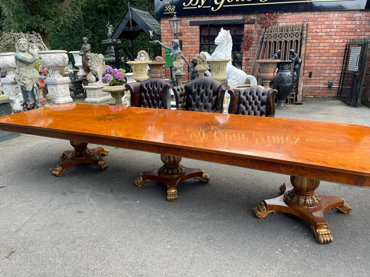 Stunning 16 foot long dining table 🎄🎄🎄 - Image 3