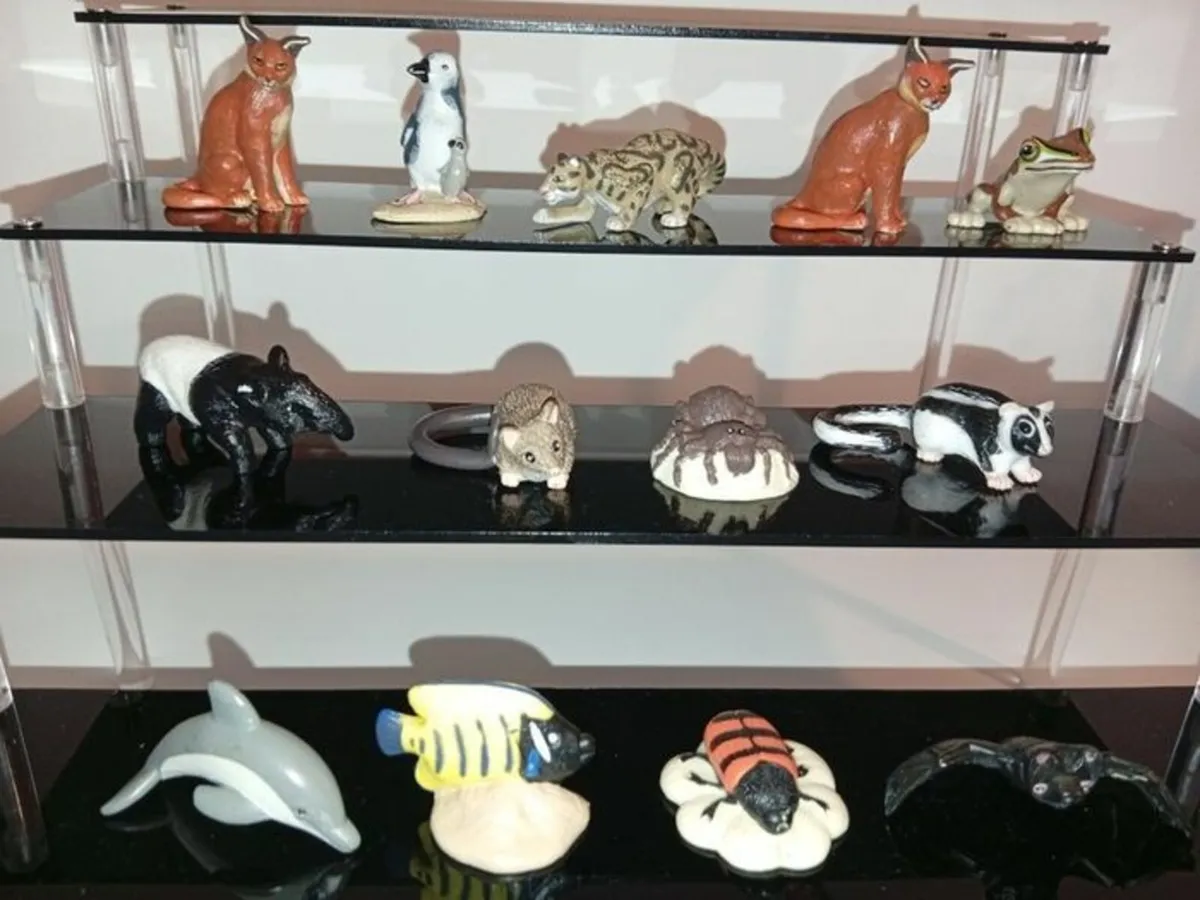 Collection Vintage Cadburys Yowies animal figures