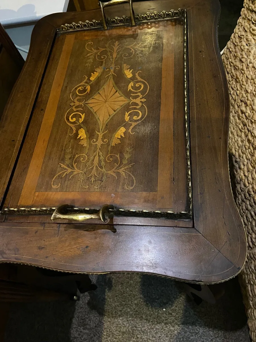 French Rosewood butlers table - Image 2