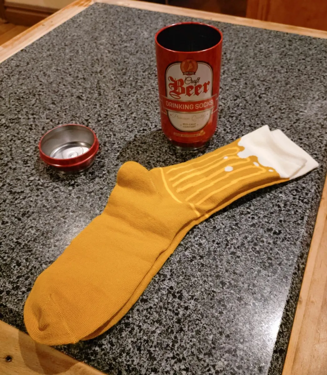 Drinking Socks In A Tin/can (brand New). - Image 3
